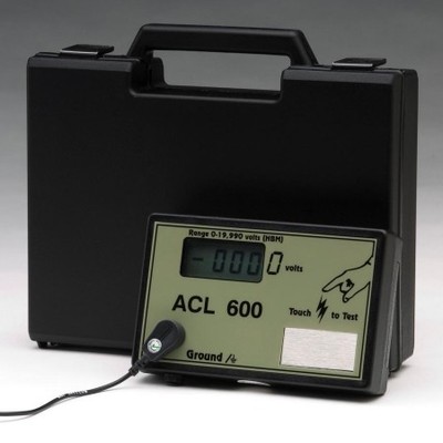 ACL-600 인체 정전기 검출기 정전기 감지기 0-19.990 볼트 (HBM)